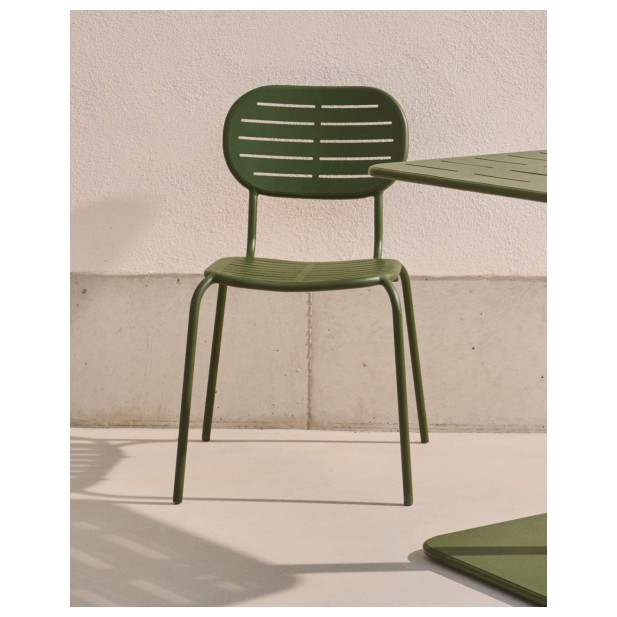 Silla apilable de exterior Brai de... Silla apilable de exterior Brai de...