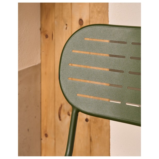 Silla apilable de exterior Brai de... Silla apilable de exterior Brai de...