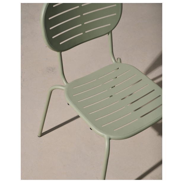 Silla apilable de exterior Brai de... Silla apilable de exterior Brai de...