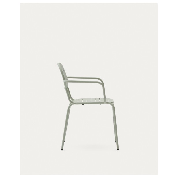 Silla apilable con reposabrazos de... Silla apilable con reposabrazos de...