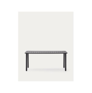 Mesa de exterior Brai de acero galvanizado gris oscuro...