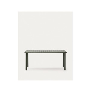 Mesa de exterior Brai de acero galvanizado verde 180 x 90...