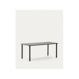 Mesa de exterior Brai de acero galvanizado verde 180 x 90... 2