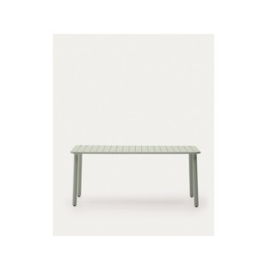 Mesa de exterior Brai de acero galvanizado turquesa 180 x...