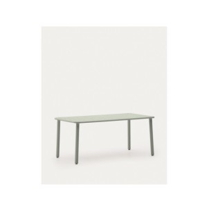 Mesa de exterior Brai de acero galvanizado turquesa 180 x... 2