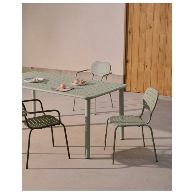 Mesa de exterior Brai de acero... Mesa de exterior Brai de acero...