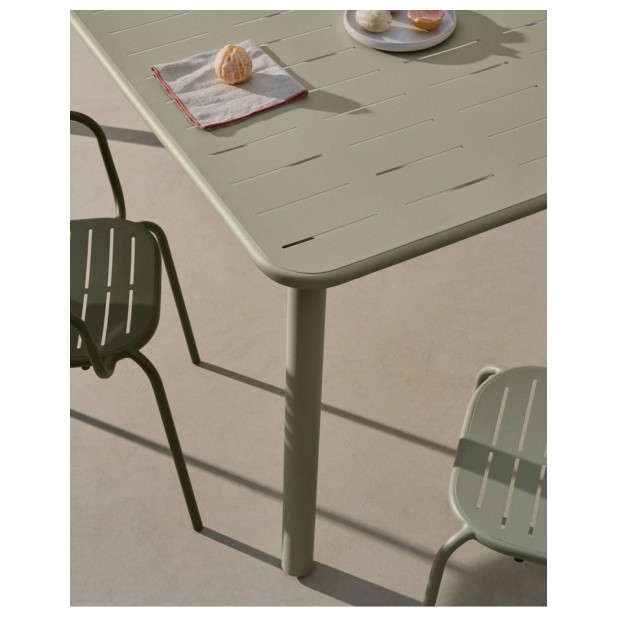 Mesa de exterior Brai de acero... Mesa de exterior Brai de acero...