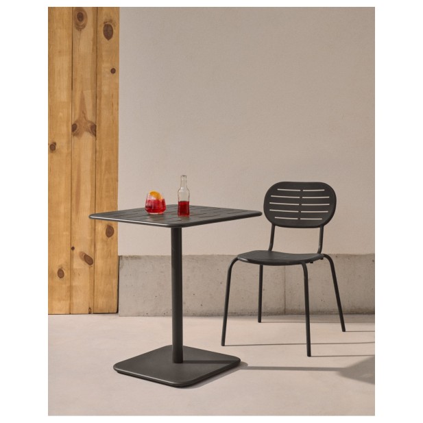 Mesa de exterior Brai de acero... Mesa de exterior Brai de acero...