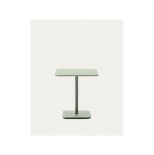 Mesa de exterior Brai de acero galvanizado turquesa 70 x...