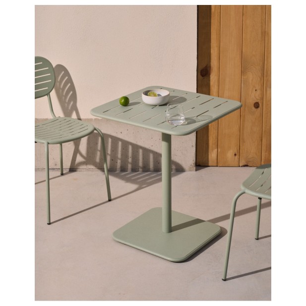 Mesa de exterior Brai de acero... Mesa de exterior Brai de acero...