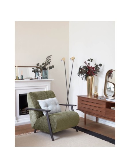 Mueble TV Carolin 1 puerta y 1 cajón de chapa de nogal 180 x 63,5 cm - Kave Home