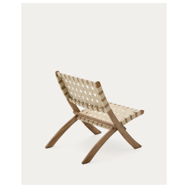 Sillón plegable Chabeli madera maciza... Sillón plegable Chabeli madera maciza...