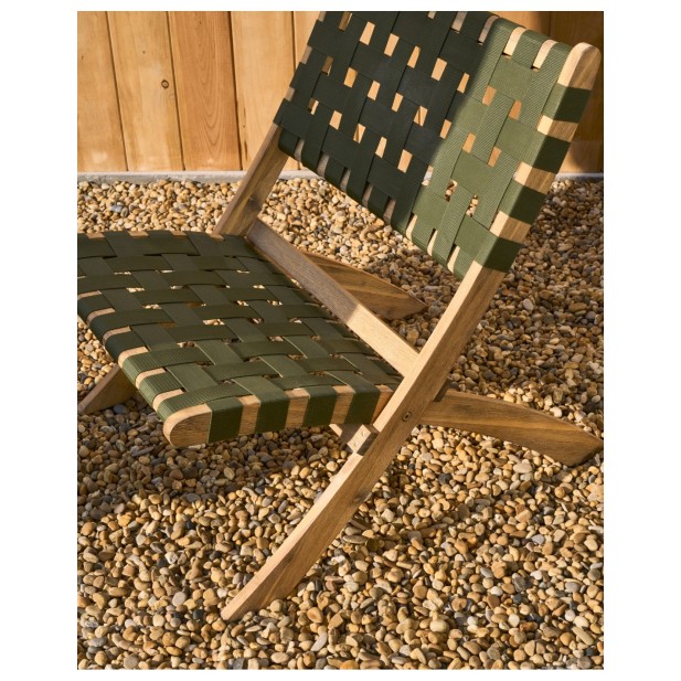 Sillón plegable Chabeli madera maciza... Sillón plegable Chabeli madera maciza...