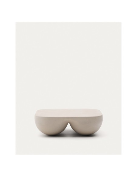 Mesa de centro Colba de polystone 100 x 100 cm - Kave Home