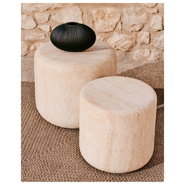 Mesa auxiliar Drasi de cemento con...