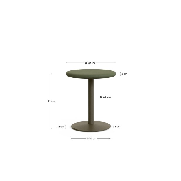 Mesa redonda de exterior Esilda con... Mesa redonda de exterior Esilda con...