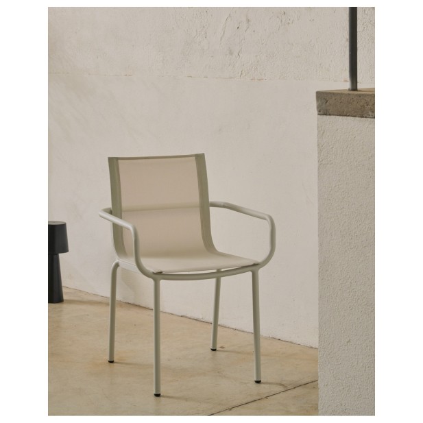 Silla de exterior apilable Galdana de...