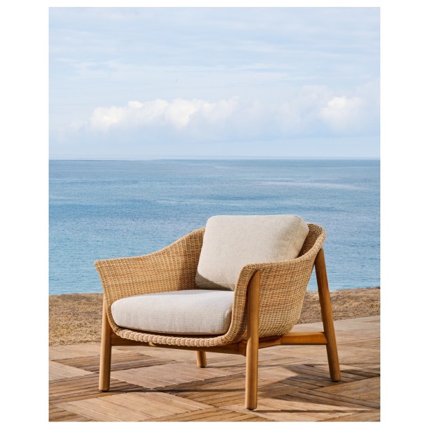 Butaca Galea de madera maciza de teca...