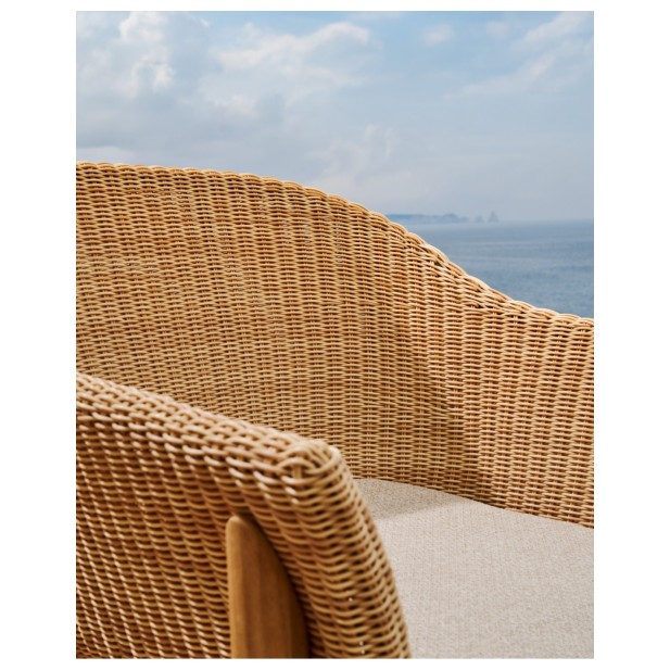 Silla Galea de madera maciza de teca...