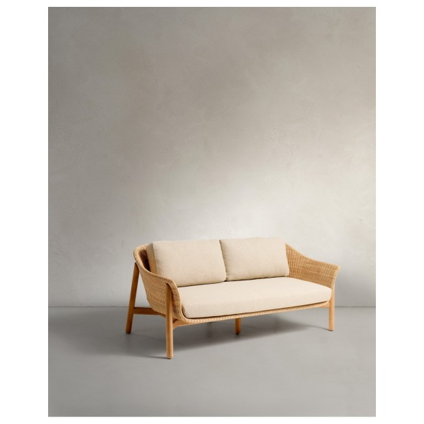 Sofá Galea de 2 plazas de madera...