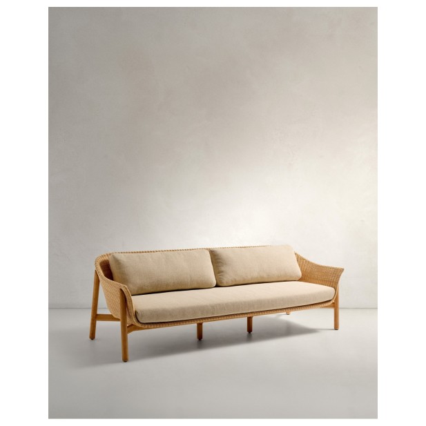 Sofá Galea de 3 plazas de madera...