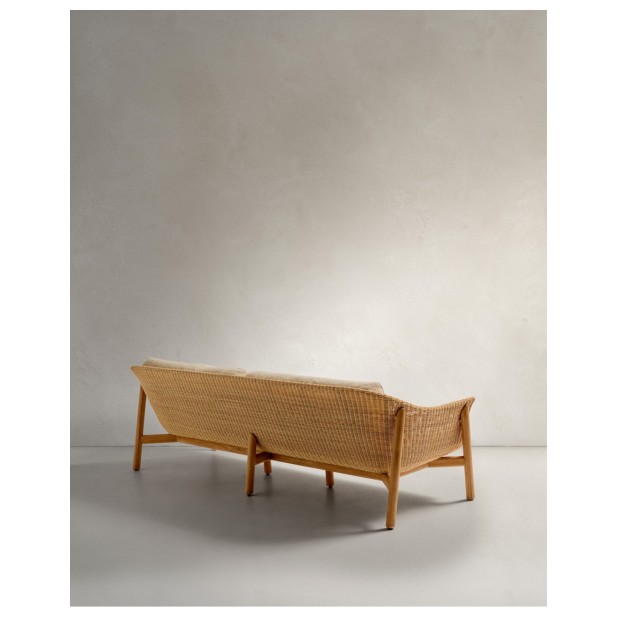 Sofá Galea de 3 plazas de madera...