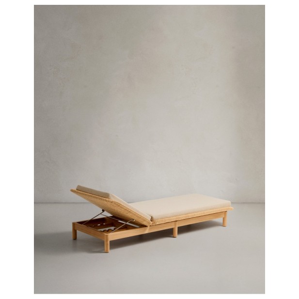 Tumbona Galea de madera maciza de...