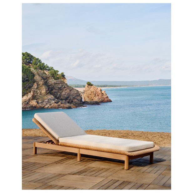 Tumbona Galea de madera maciza de...