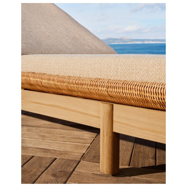 Tumbona Galea de madera maciza de...