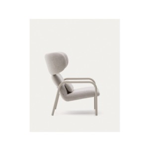 Butaca Inari beige y acero acabado pintado beige FSC Mix... 2