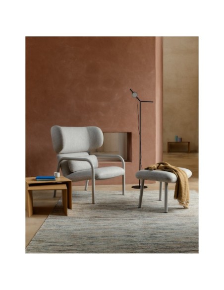 Butaca Inari beige y acero acabado pintado beige FSC Mix Credit - Kave Home