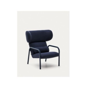 Butaca Inari azul y acero acabado pintado azul FSC Mix...