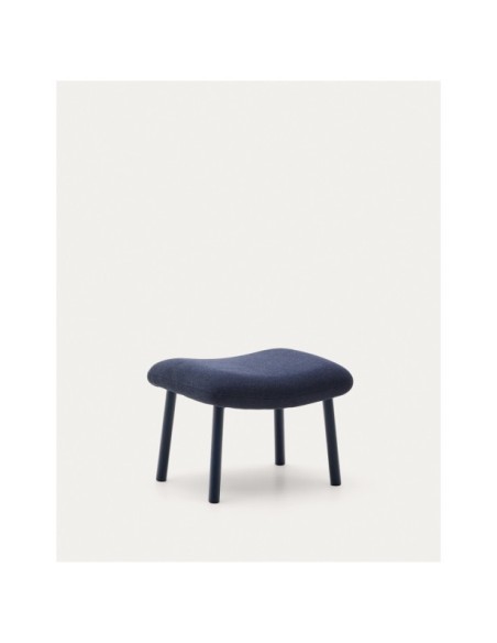 Reposapiés Inari azul y acero acabado pintado azul 60 x 50 cm FSC Mix Credit - Kave Home