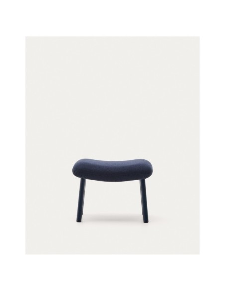 Reposapiés Inari azul y acero acabado pintado azul 60 x 50 cm FSC Mix Credit - Kave Home