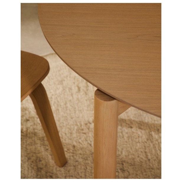 Mesa redonda Indara de chapa de... Mesa redonda Indara de chapa de...