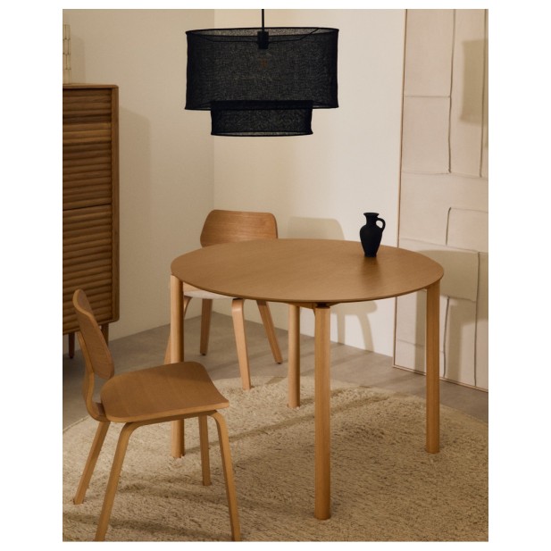 Mesa redonda Indara de chapa de... Mesa redonda Indara de chapa de...