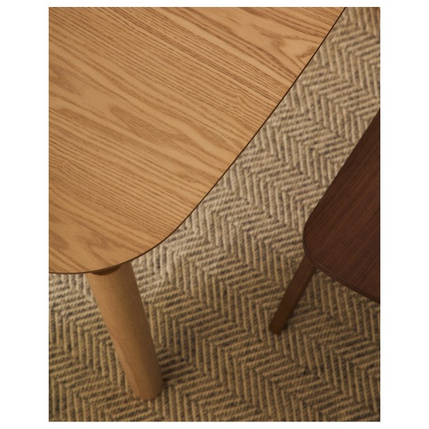 Mesa cuadrada Indara de chapa de... Mesa cuadrada Indara de chapa de...