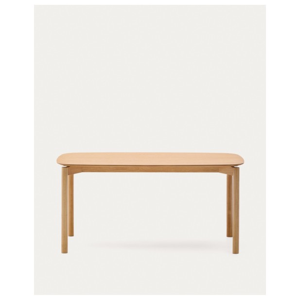 Mesa Indara de chapa de fresno y... Mesa Indara de chapa de fresno y...