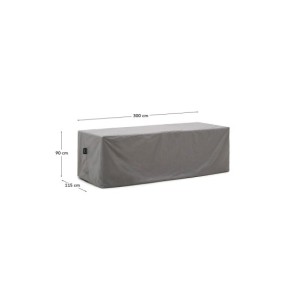 Funda protectora Iria para mesa rectangular grande de... 2