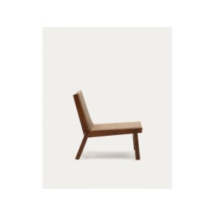 Sillón Itani de madera maciza de acacia y ratán sintético... 2