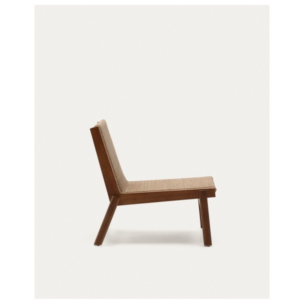 Sillón Itani de madera maciza de...