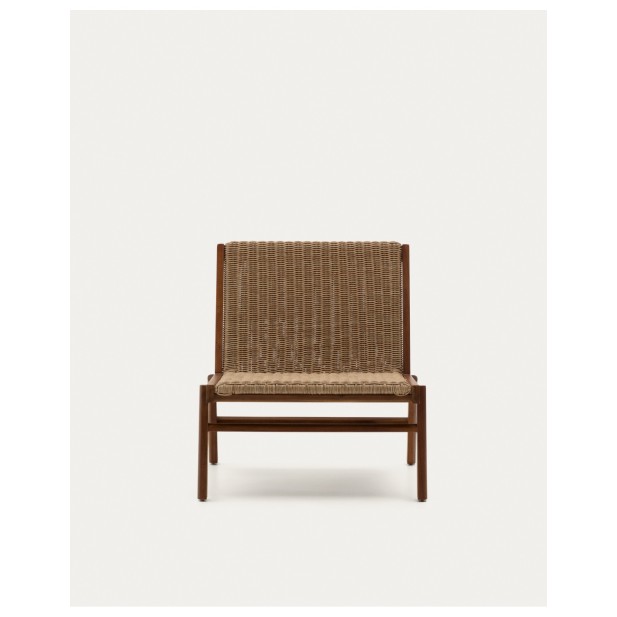 Sillón Itani de madera maciza de...