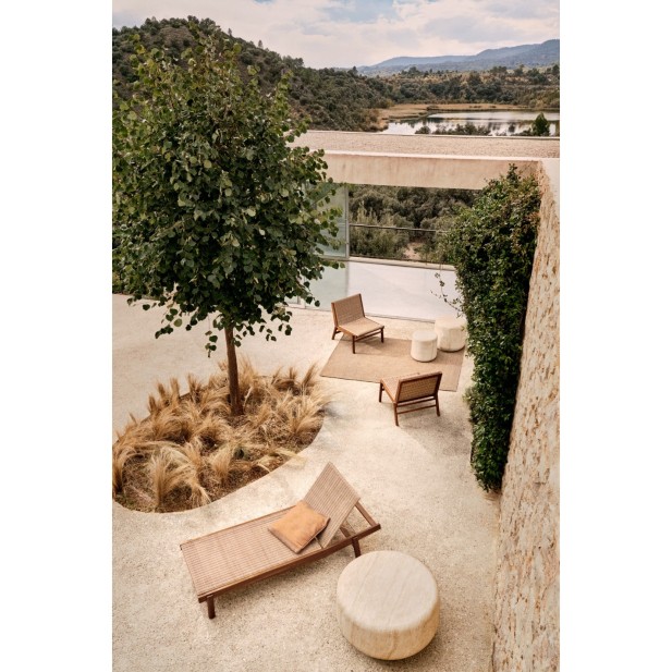 Sillón Itani de madera maciza de...