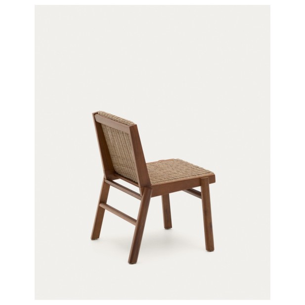 Silla Itani de madera maciza de...