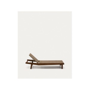 Tumbona Itani de madera maciza de acacia y ratán... 2