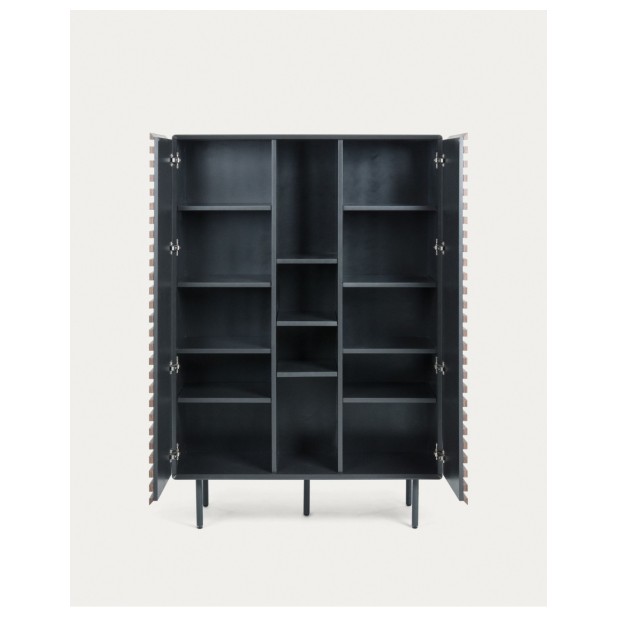 Aparador alto Kesia con chapa de... Aparador alto Kesia con chapa de...