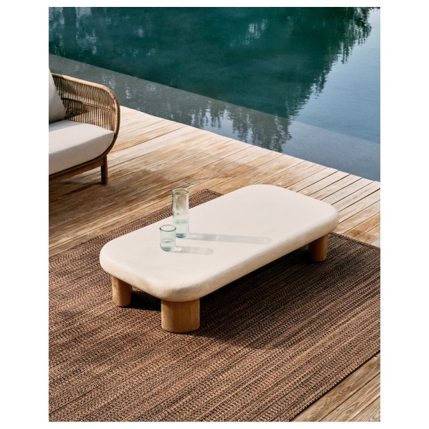 Mesa de centro Labra de cemento y... Mesa de centro Labra de cemento y...