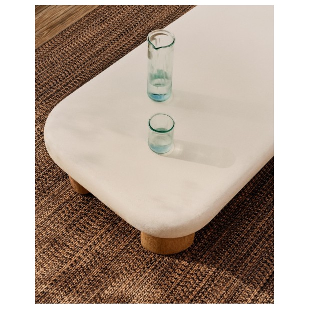 Mesa de centro Labra de cemento y... Mesa de centro Labra de cemento y...