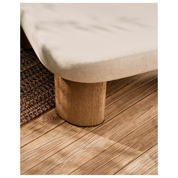 Mesa de centro Labra de cemento y... Mesa de centro Labra de cemento y...