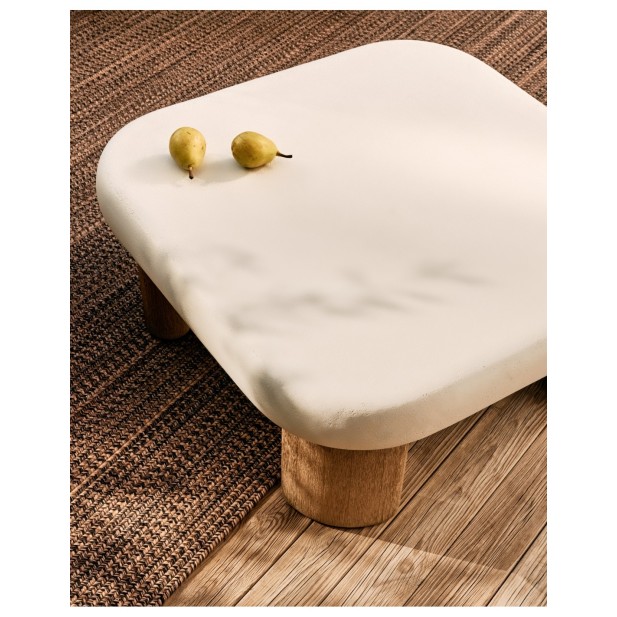 Mesa de centro Labra de cemento y... Mesa de centro Labra de cemento y...